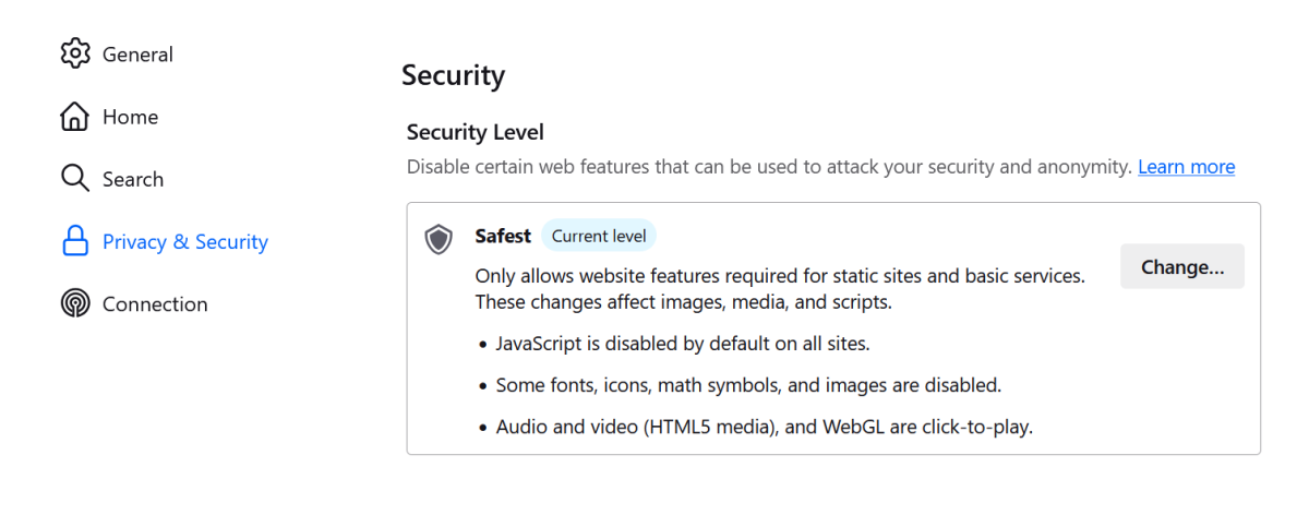 Tor Security Levels Explained (2026): Standard vs Safer vs Safest